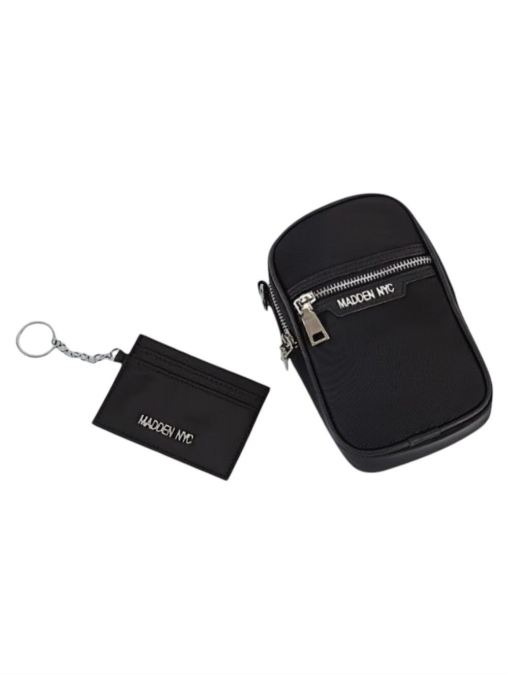NEW MADDEN NYC 2-Piece Set - Classic Black Crossbody Set - Picture 2 of 2
